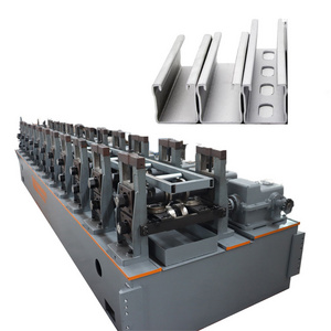 Solar Panel Frame 41x41 Manufacturing machine Strut Roll forming Line C Solar Strut Channel Roll Forming Machine