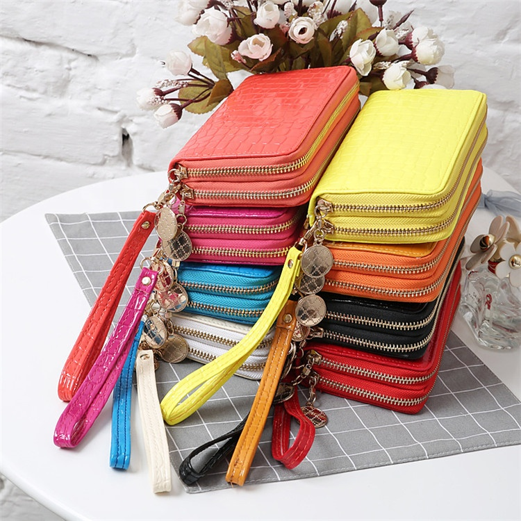 Hight Quality New Fashion Custom Gift PU Leather Wallet Purse For Man and Woman