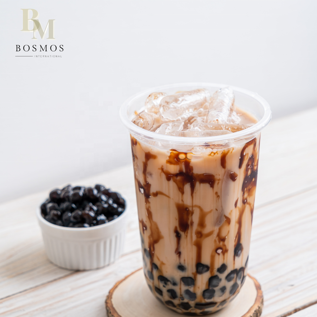 Bosmos_ Black Tapioca Pearls 1kg- Best Bubble Tea Supplier in Taiwan, Tapioca Pearls