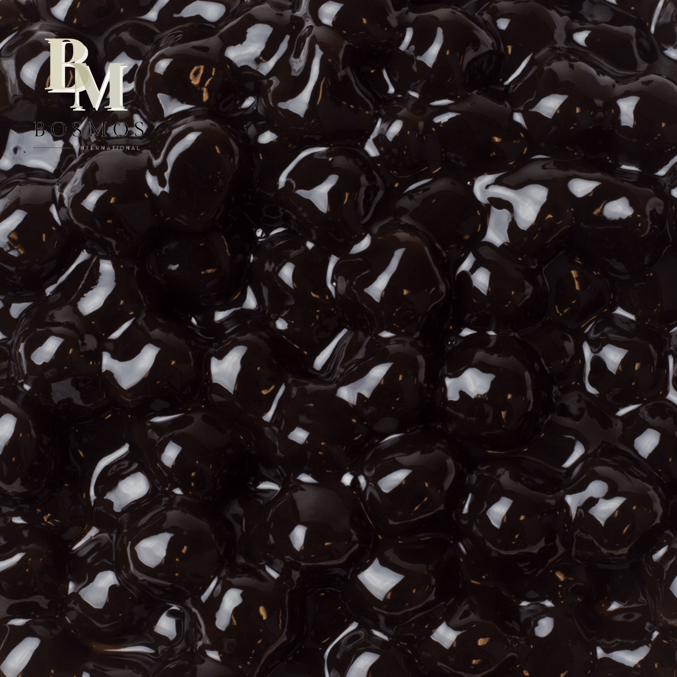 Bosmos_ Black Tapioca Pearls 1kg- Best Bubble Tea Supplier in Taiwan, Tapioca Pearls