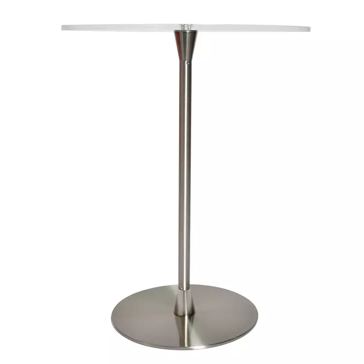 Simple and Modern Style Acrylic Side Table with a Metal Base for Living Room Clear Acrylic Table Coffee Table