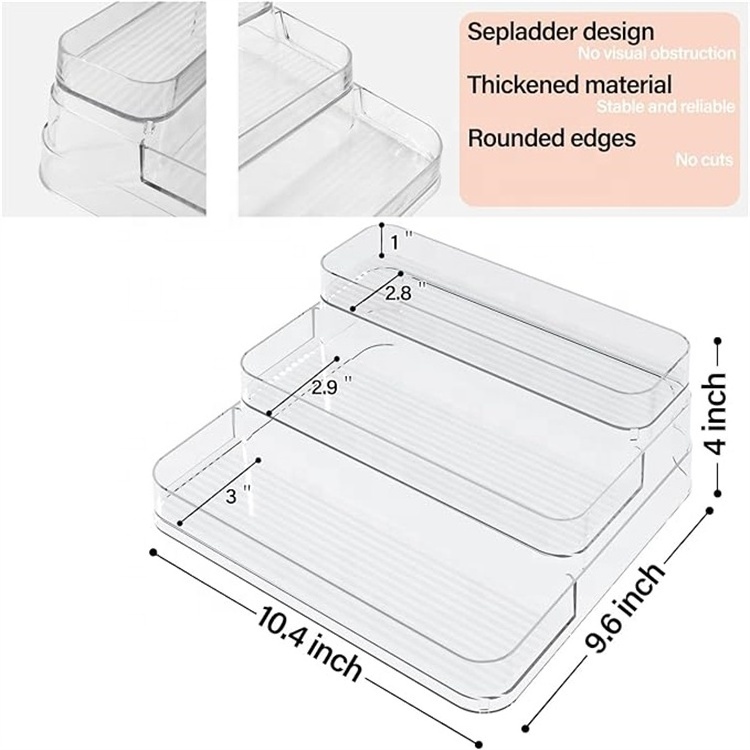 Noble Fashion Nail Polish Storage Box Transparent Acrylic Display Rack Art Supplies Storage Rack For Bedroom Display Shop