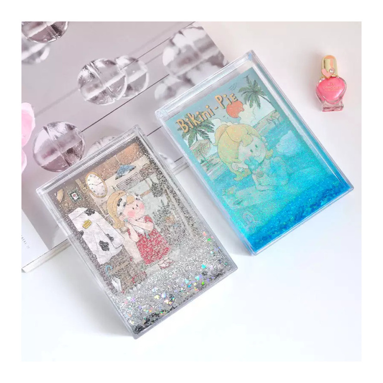 4x6 Inch Glitter Resin Acrylic Photo Frame Snow Quicksand Gift Photo Frame