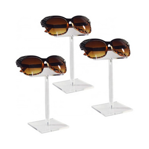 New Style Transparent Acrylic Sunglasses Display Holder Eyewear Rack Stand Acrylic Eyeglasses Display Holder