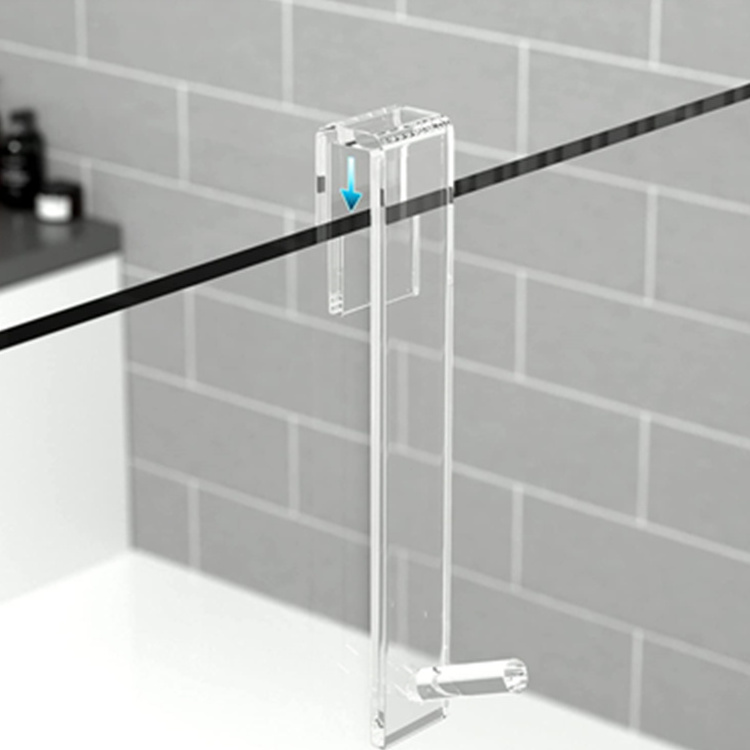 High Quality Extended Shower Door Hooks Acrylic Over Door Hooks For Bathroom Frame