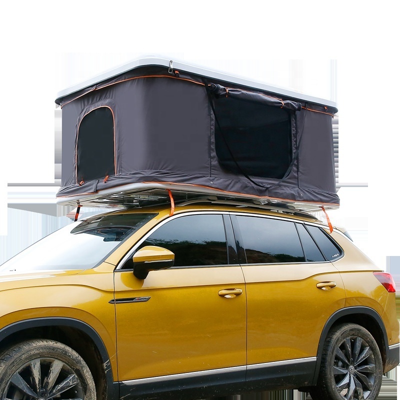 Suv pop-up open outdoor canvas camping box ABS automatic hard shell roof top car rooftop tent for sale