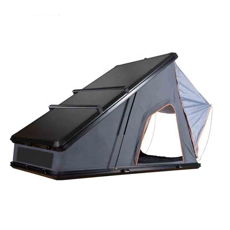 4 people car top roof tent triangle roof top tent with solar