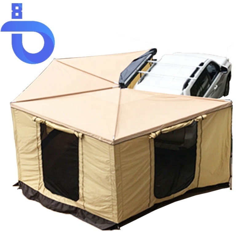 270 degree awning free standing car awning tent with walls outdoor