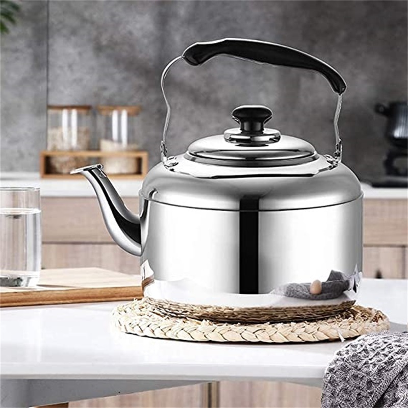 Whistling Tea Kettle for All Stovetop, Cooking-Grade Stainless Steel Tea Kettle with Heat Resistant Ergonomic Handle