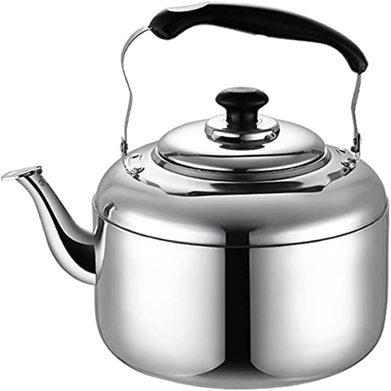 Whistling Tea Kettle for All Stovetop, Cooking-Grade Stainless Steel Tea Kettle with Heat Resistant Ergonomic Handle