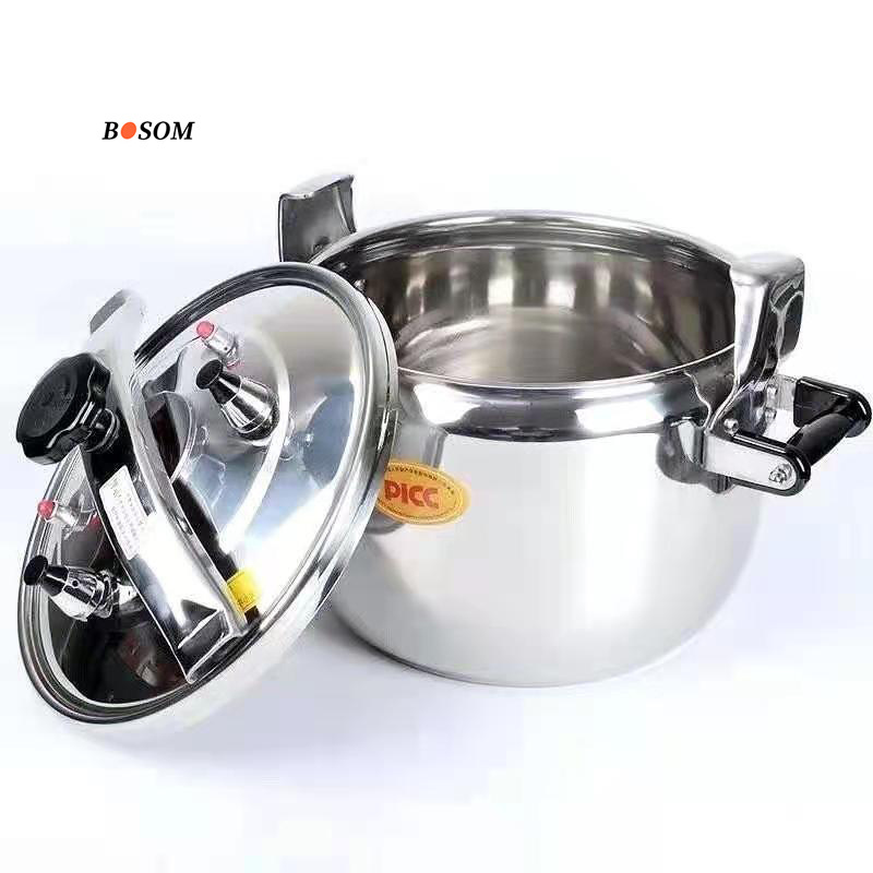 Bosom wholesale Pressure Cooker Stainless Steel Multi Used Home Restaurant Hotel Quick Cooking Pot Pressure Pot