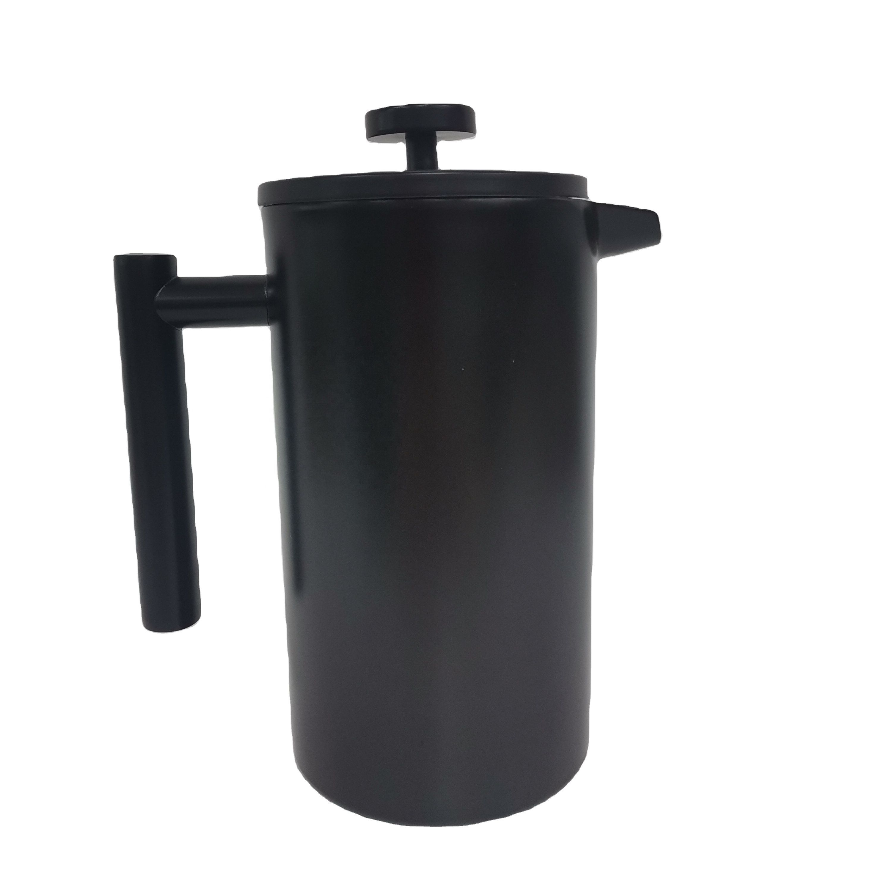 304 grade French Press Coffee Maker Double Wall Insulated stainless steel 3 level filtration pot  keep coffee hot pot kettle