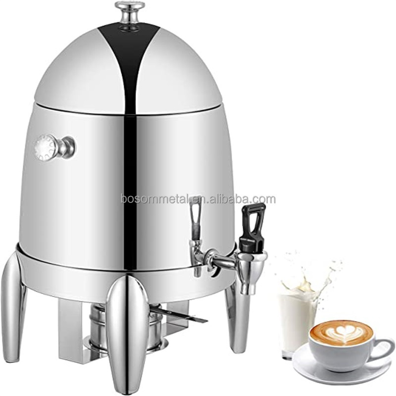 12 Liter Stainless Steel Hot and Cold Beverage Dispenser Juice Milk Coffee chocolate Tea Urn for Hotel/Party/Restaurant /Banquet