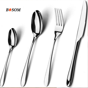 24pcs/set Golden Stainless Steel Cutlery Set Flatware Silverware Tableware with Knife Fork Spoon Gift Metal Material