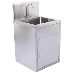 Free Stand portable stainless steel hand wash sink Commercial Hand Sink Hand Wash basin