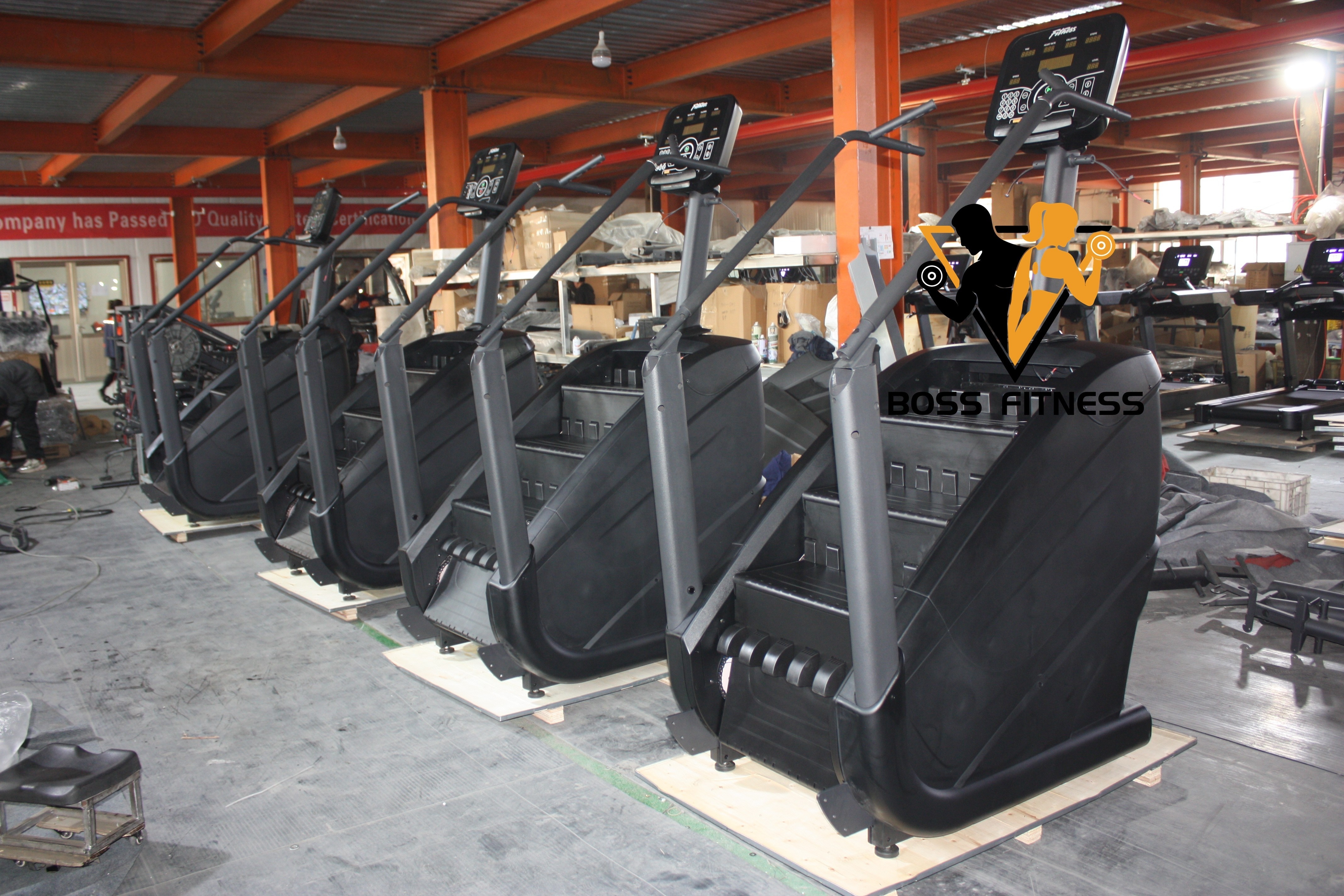 China factory fitness manufacturer stair climber exercise equipment electric stair climber