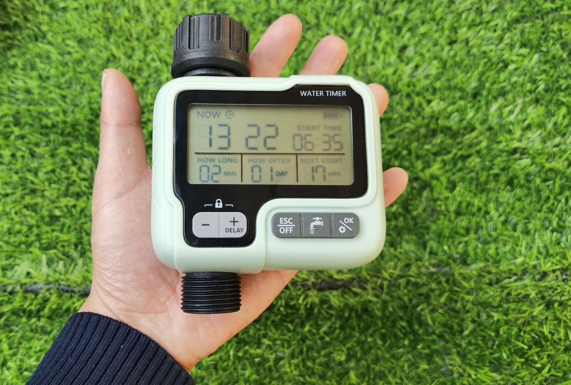 Automatic Plastic Smart Watering Timer for Home Garden Courtyards Greenhouse System WiFi Drip Irrigation Controller for Lawn