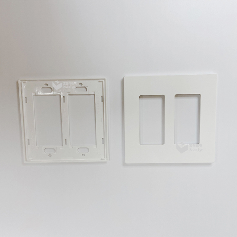 Screwless Decorator Wall Plates Child Safe Outlet Covers