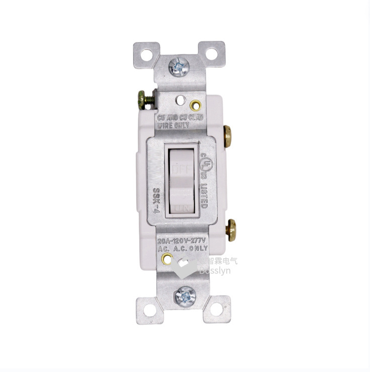 120-277V Single Pole 20 Amp Toggle Light Switch