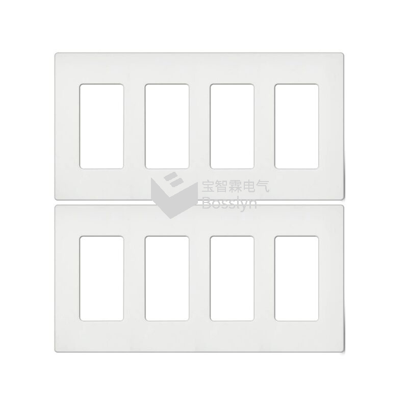 Screwless Decorator Wall Plates Child Safe Outlet Covers