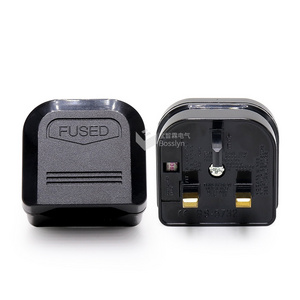 Kuwait to UK HongKong Belize Power Travel Plug Adapter with Fused