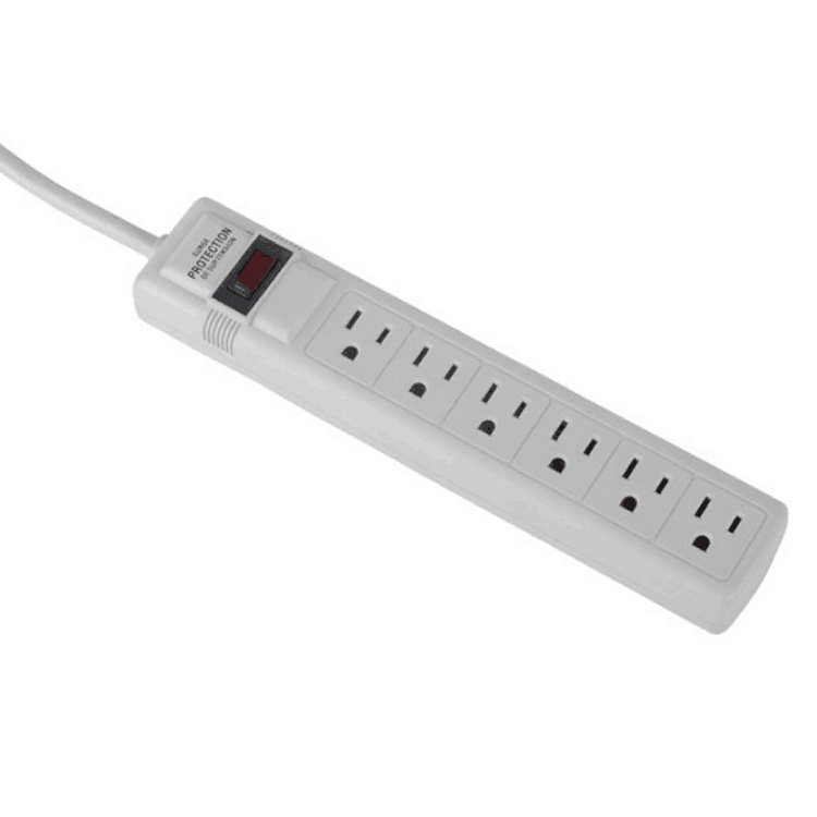 UL Listed Hot Sale in US 6 way US Power Strip/high power led strip lens/power strip surge protector electrical plugs and sockets