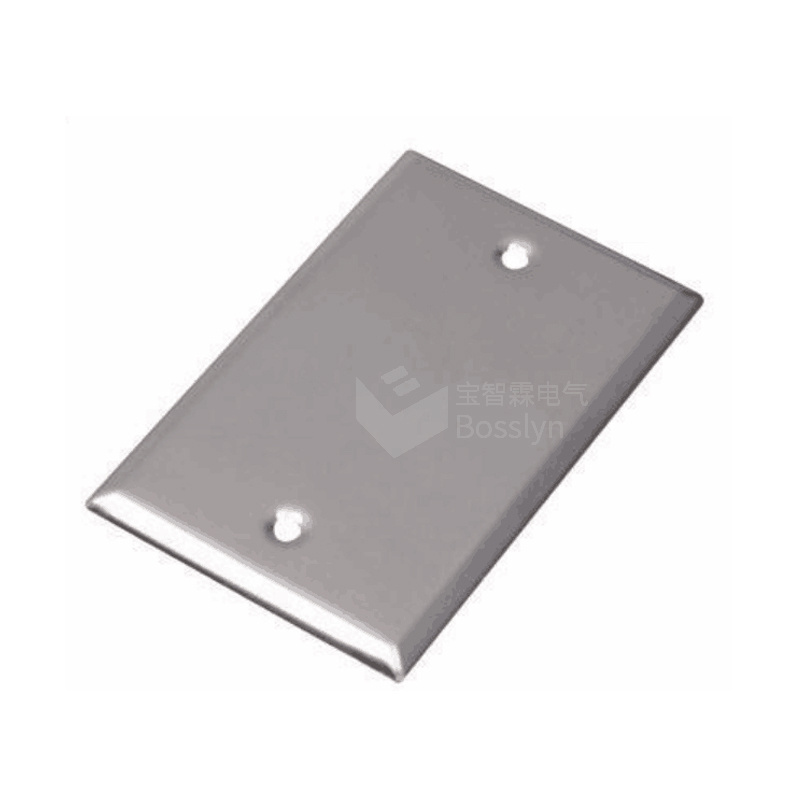 1 Gang Stainless steel Blank Wallplate For Outlet Cover Plate, Receptacle Cover, Wall Outlet Cover