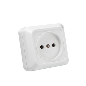 Factory Direct Sale EU Standard Surface Mounted Electrical Wall Switch and Socket