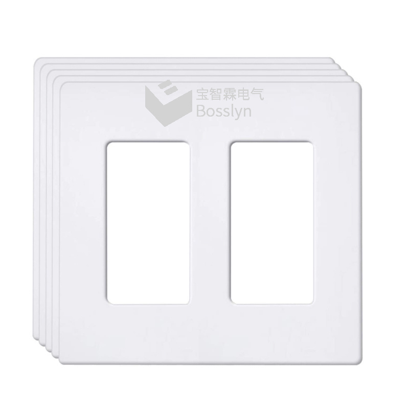 Screwless Decorator Wall Plates Child Safe Outlet Covers