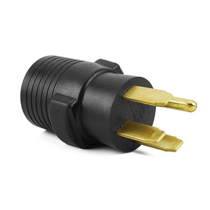 XUANHUA NEMA 14-50P to 6-50R Welder Adapter (50A 250V Range/RV/Generator) ,Plug adaptor