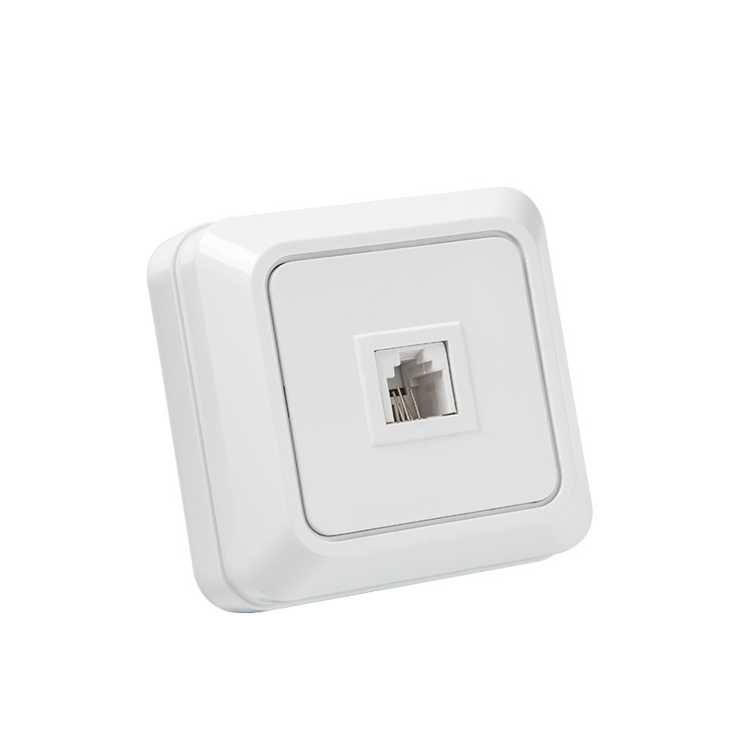 Factory Direct Sale EU Standard Surface Mounted Electrical Wall Switch and Socket