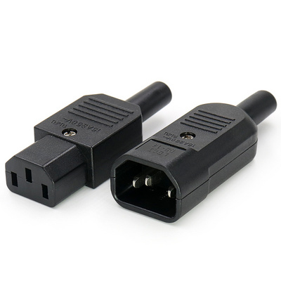 JEC Taiwan Re-wirable IEC C13 C14 AC Power Plugs assembly plug adapter adaptor socket