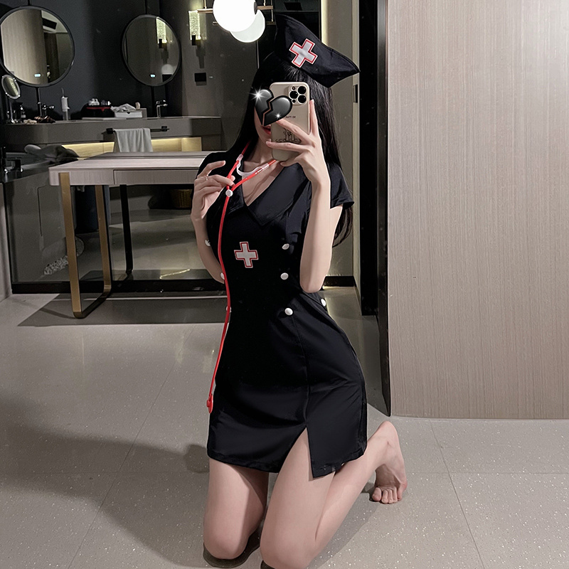 Bossman sexy cosplay Stewardess uniform women erotic costume lingerie sexy underwear lingerie hot role play policewoman uniform