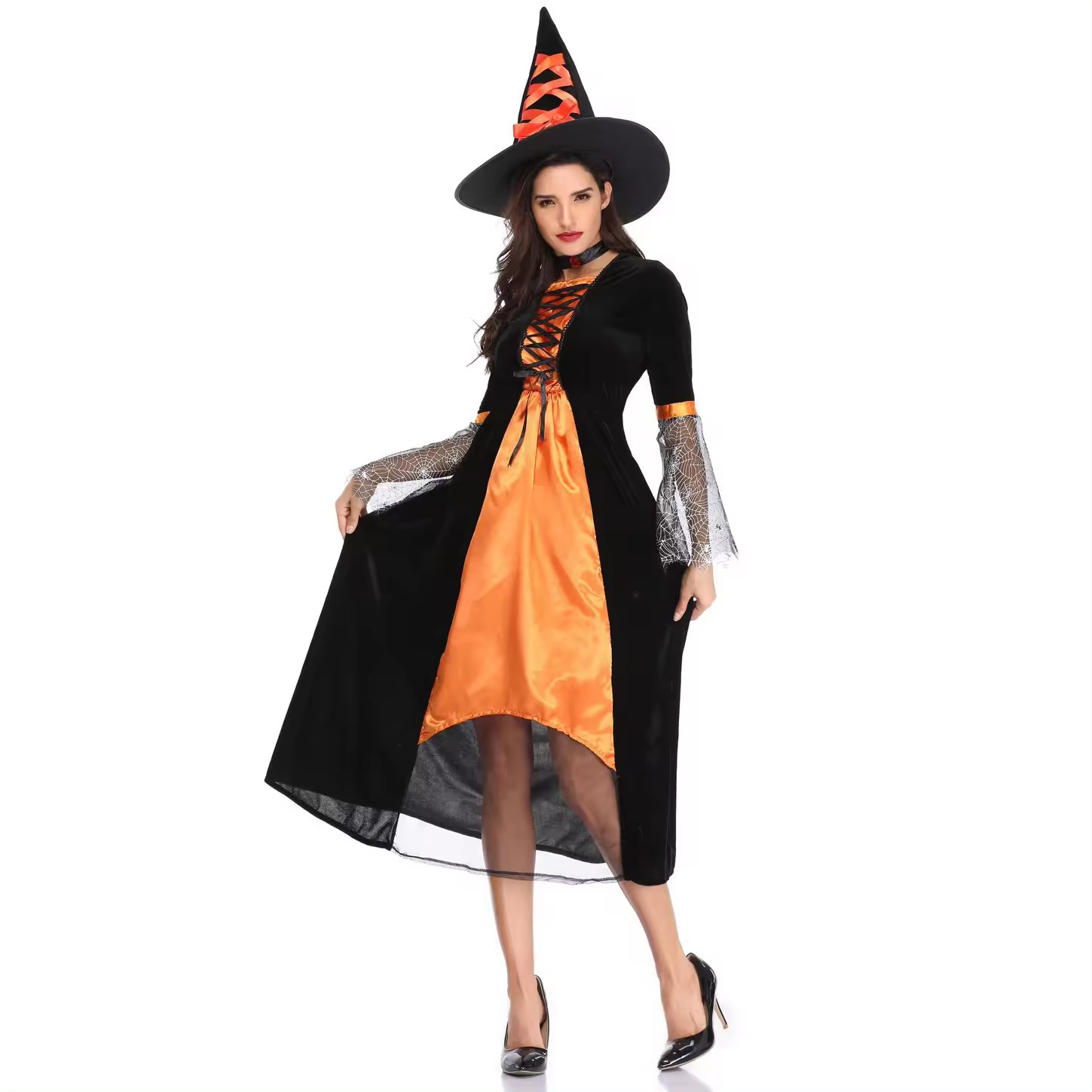 Playing clothes witch Suit Role Play Dress Up Lingerie Costumes Sexy witch Uniform bridesmaid dresses masquerade clothes