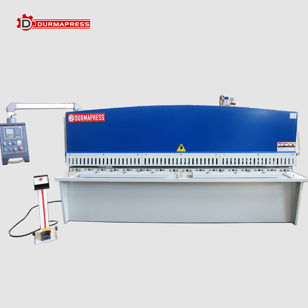 Durmapress brand nc series of QC 12y swing beam 6*3200mm  shearing machine for steel shearing