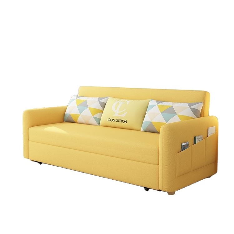 Sinonis Folding Sofa Convertible Sofa Fabric Seat Cama Cum Bed Foldable Sleeper Sofa Beds with Storage