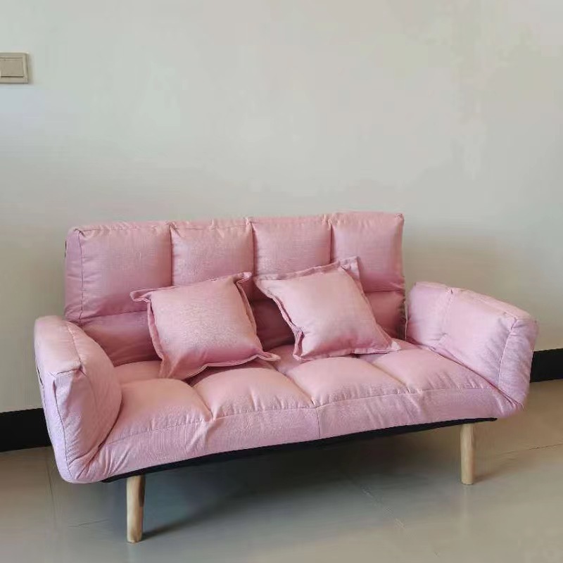 Direct from Manufacturer Simple Double Person Folding Sofa Bed for Living Room Apartment Villa Application for Lazy Persons