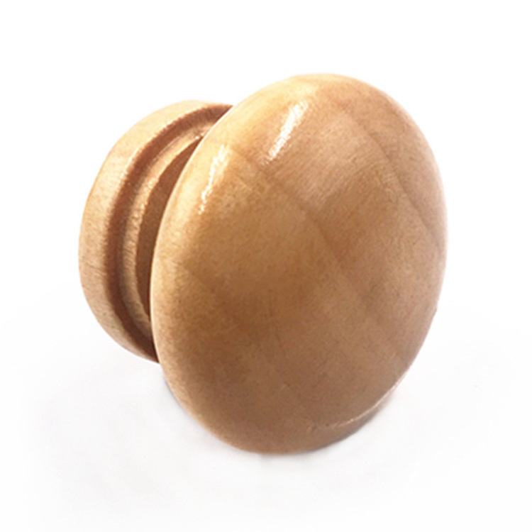 Wooden Knob Drawer Pulls Cabinet Wardrobe Handle Round Knobs Kitchen Furniture Hardware Wholesale Lot Small Large