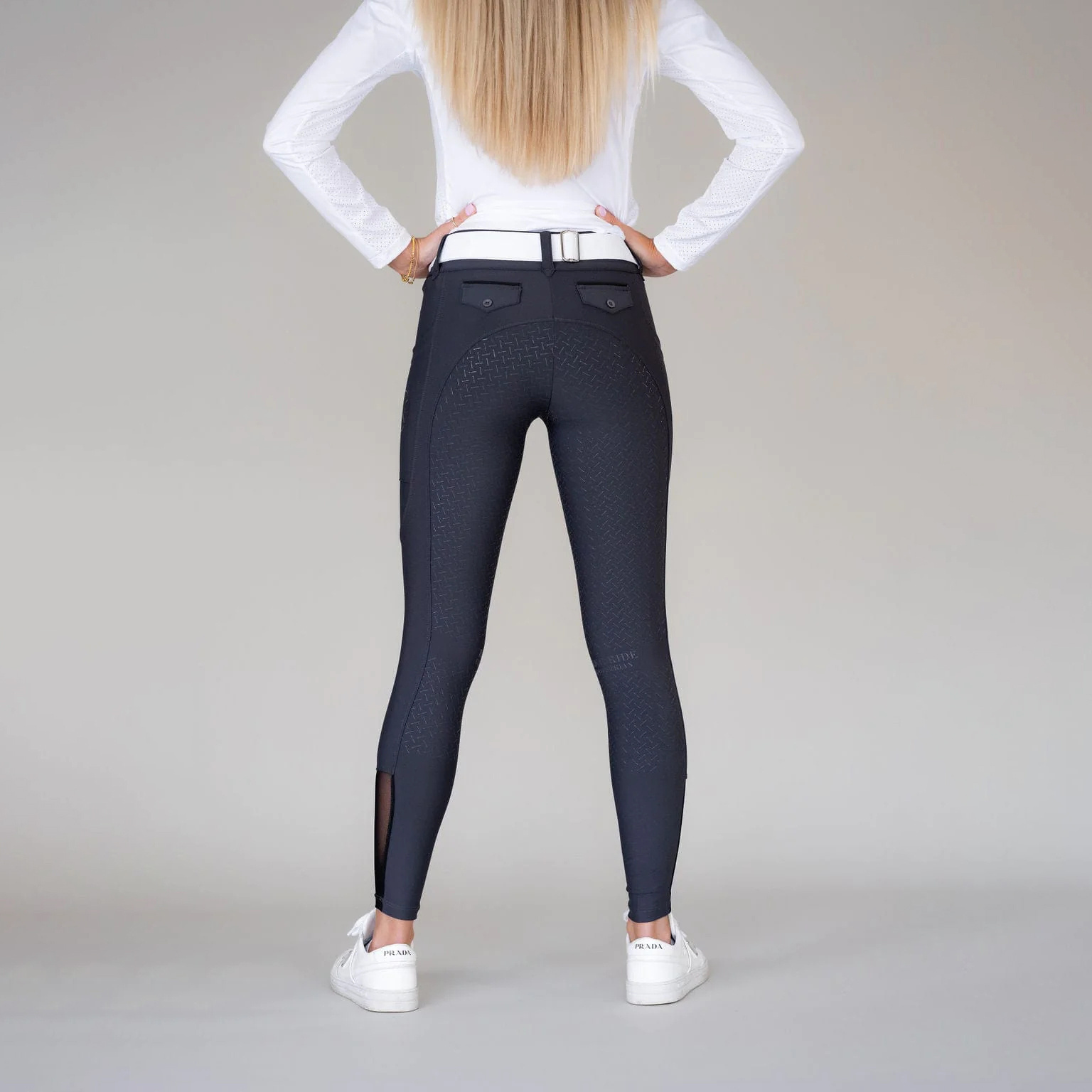 Manufacturer Stretchable Horse Riding Squat Proof Leggings Silicone Breeches Full Seat Breeches Equestrian