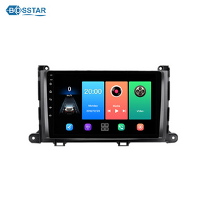 Bosstar 9" Android Car Radio With GPS Navigation Carplay For Toyota Sienna 2011-2014 Car Multimedia Video Player