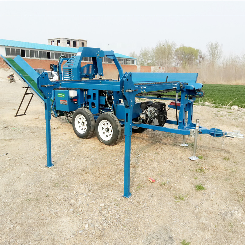 Popular Wood Log Splitter Gasoline Hydraulic Firewood Processor Log Cutter And Splitter Machine