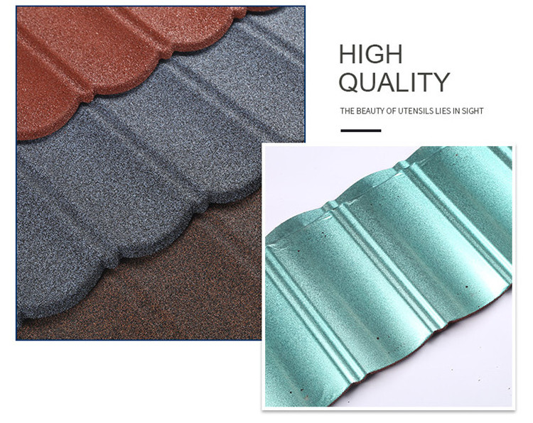 Stone coated roofing sheet good quality roof tiles affordable metal roofing