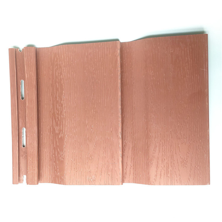 Synthetic resin product exterior wall planks plastic vinyl panels