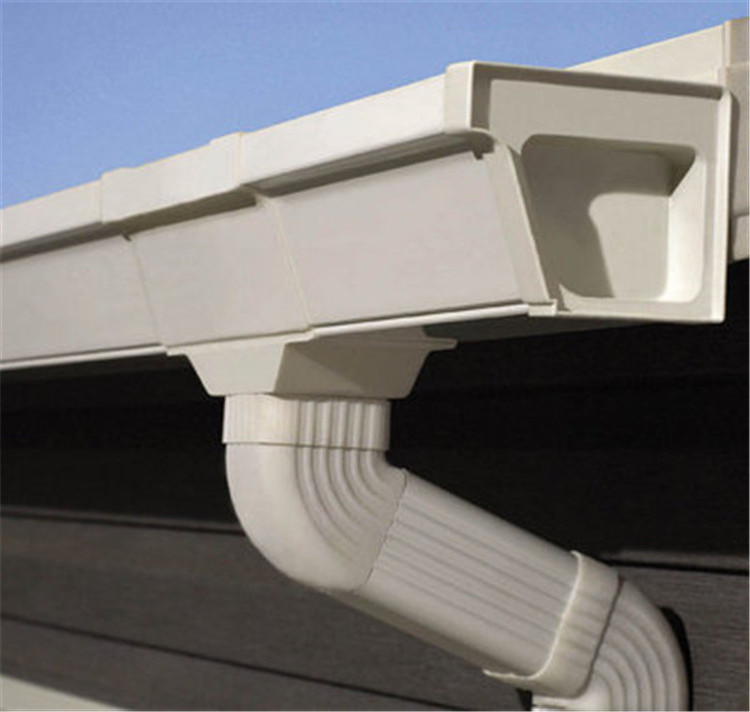 China Supplier Guttering Price Per Meter PVC Gutter Price, Roofing Draining Half Round PVC Roof Gutter