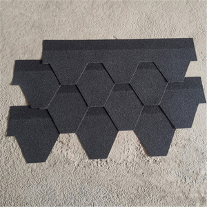 Building Hexagonal Fiber Asphalt Shingles South Korea Standard