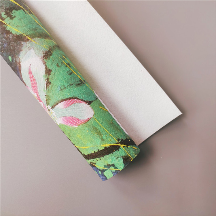 Cheap printing wallpaper wide format 2.8m width velvet wall fabric rolls