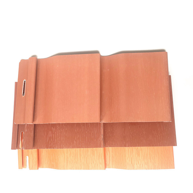 Synthetic resin product exterior wall planks plastic vinyl panels