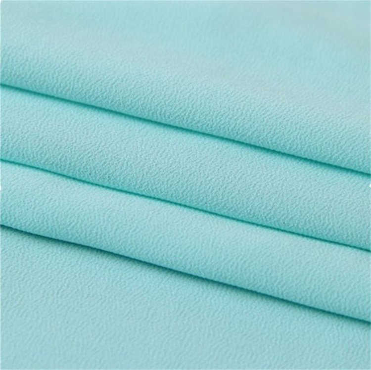 Breathable Multicolor Plain Lining Skin-friendly Bottom 100d Polyester Chiffon Girls Dress Fabric wallpaper