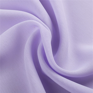 Breathable Multicolor Plain Lining Skin-friendly Bottom 100d Polyester Chiffon Girls Dress Fabric wallpaper