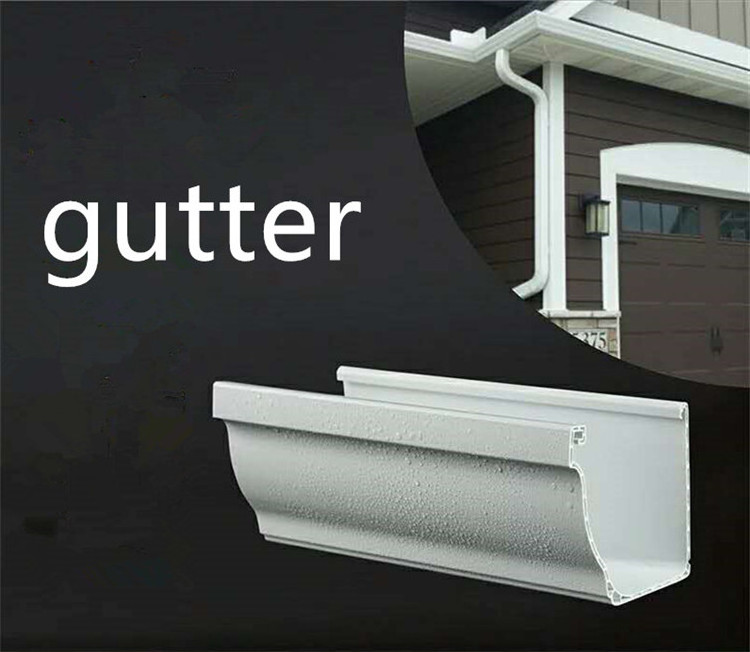 House Roofing Plastic PVC Drainage System K-style Gutter and Downspout Fittings 65 degree diverter